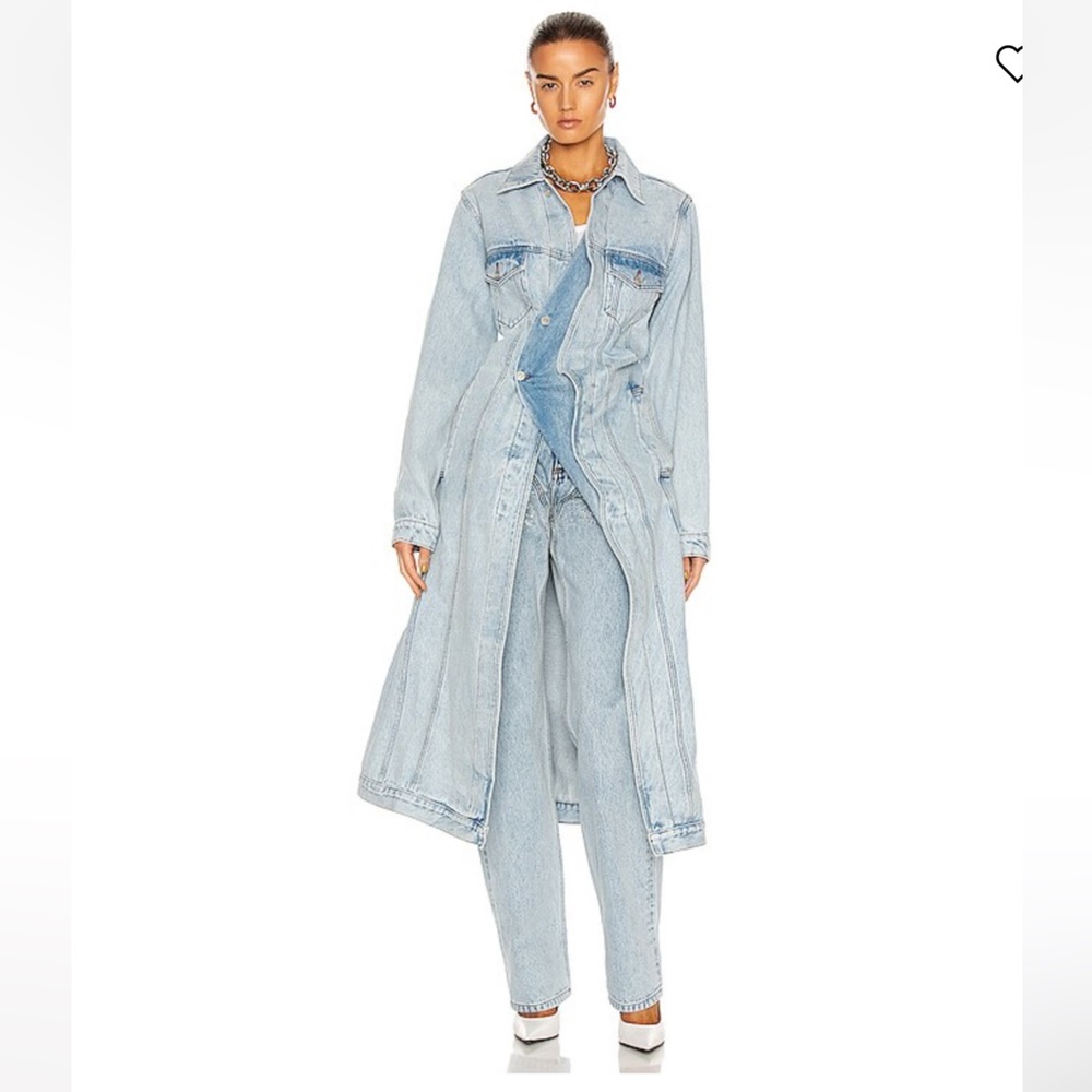 Y/Project Pulled Lining Denim Coat - image 2